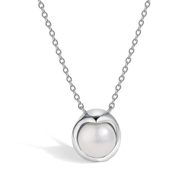 Round Pearl Necklace For Women