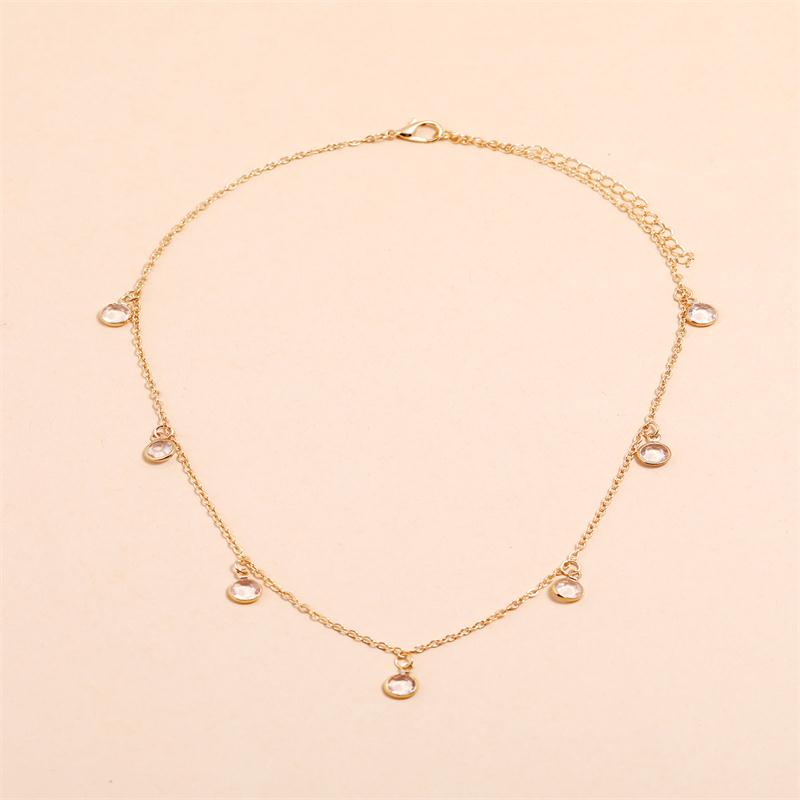 Simple Little Diamond Necklace For Women