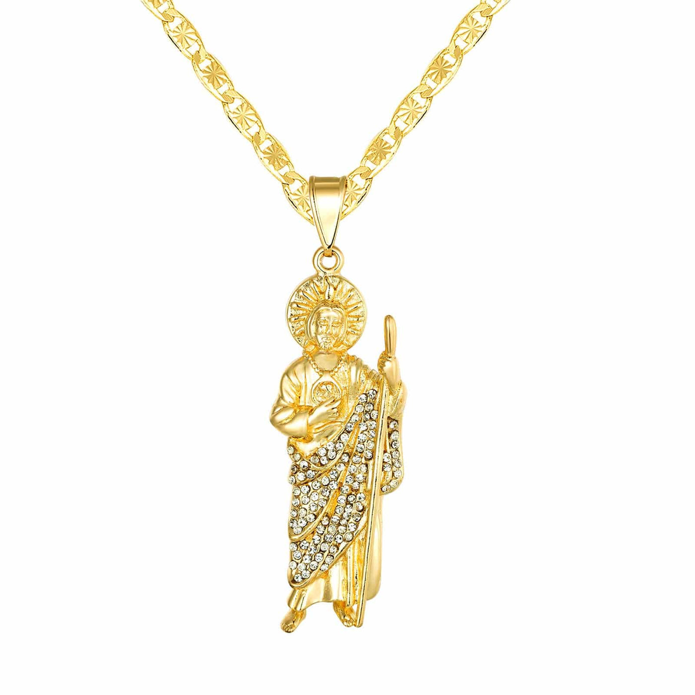 Saint Jude Stones Necklace 14K Gold Filled - Luxe & Co. Jewelry