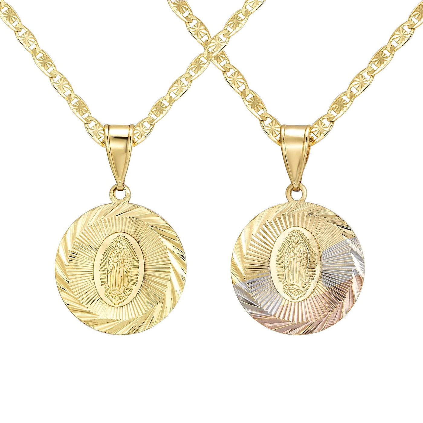Virgen Mary 14K Gold Plated  Necklace - Luxe & Co. Jewelry