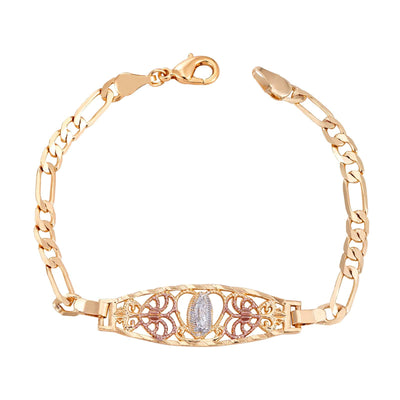 Virgen Mary 14K Gold Plated Bracelet - Luxe & Co. Jewelry